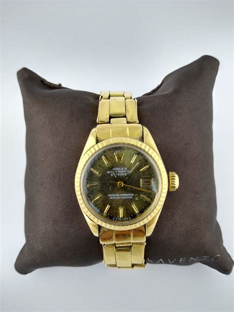 valore rolex donna oyster perpetual oro 18k 99|rolex oyster perpetual lady.